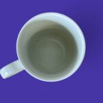 Vintage Franciscan Country Fayre Mug, 1980s Embossed Fruit, English Earthenware