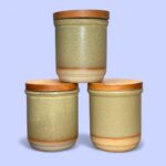 Vintage Madrigal Stoneware Tea Sugar Coffee Canisters | 1960s UK Kitchen Jars