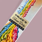 Vintage Price's Colour Drip Candles, Boxed 1970s Retro Rainbow Taper Candles