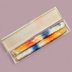Vintage Price's Colour Drip Candles, Boxed 1970s Retro Rainbow Taper Candles