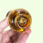 Set of 3 Vintage Miniature Glass Vases, Bohemian & Venetian Gold Gilt Bud Vases
