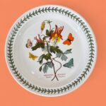 Vintage Portmeirion Botanic Garden Plate, Slender Columbine, 8.5" Salad Plate