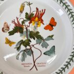 Vintage Portmeirion Botanic Garden Plate, Slender Columbine, 8.5" Salad Plate