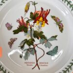 Vintage Portmeirion Botanic Garden Plate, Slender Columbine, 8.5" Salad Plate