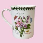 Vintage Portmeirion Botanic Garden Mug, 'Sweet Pea' Lathyrus Odoratus Cup