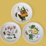 Vintage 1970s Portmeirion Botanic Garden Coaster, Floral Ceramic Pin Dish
