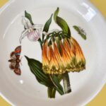 Vintage 1970s Portmeirion Botanic Garden Coaster, Floral Ceramic Pin Dish