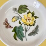 Vintage 1970s Portmeirion Botanic Garden Coaster, Floral Ceramic Pin Dish