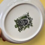 Vintage 1970s Portmeirion Botanic Garden Coaster, Floral Ceramic Pin Dish
