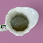 Vintage Staffordshire Ironstone Jug, English Country Floral Pitcher, Botanical Vase