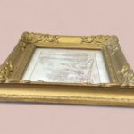 Vintage Huet Print La Brouette, French Rococo Art, Ornate Gold Gilt Frame