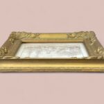 Vintage Huet Print La Brouette, French Rococo Art, Ornate Gold Gilt Frame